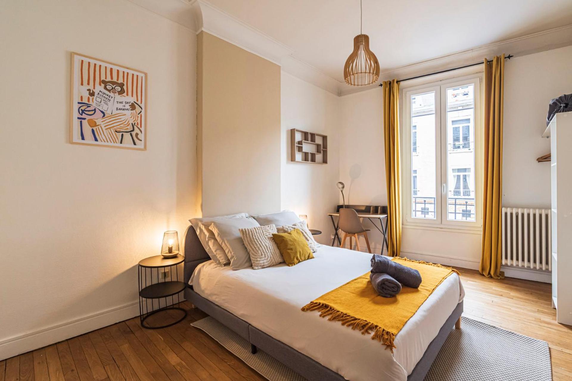 L'Haussmannien - Spacieux 4 Chambres - Centre - Gare Reims Eksteriør billede