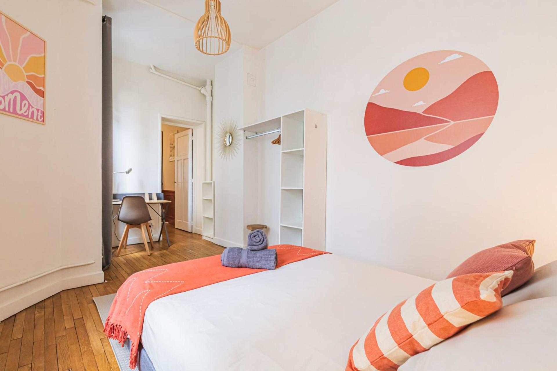 L'Haussmannien - Spacieux 4 Chambres - Centre - Gare Reims Eksteriør billede